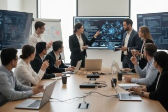 Graphique illustrant la durée des formations en intelligence artificielle et leur contenu